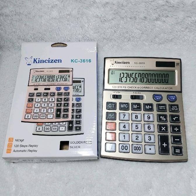 KALKULATOR KINCIZEN KC-3616 16 Digit / CALCULATOR KINCIZEN KC 3616 16 Digit