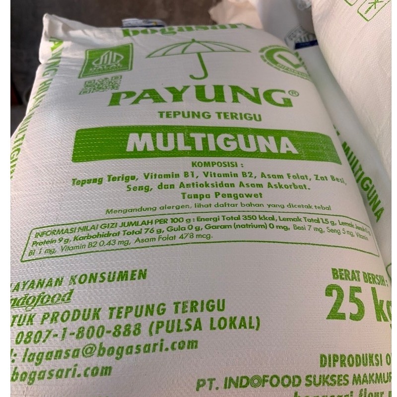 terigu payung bogasari bal an isi 25 kg
