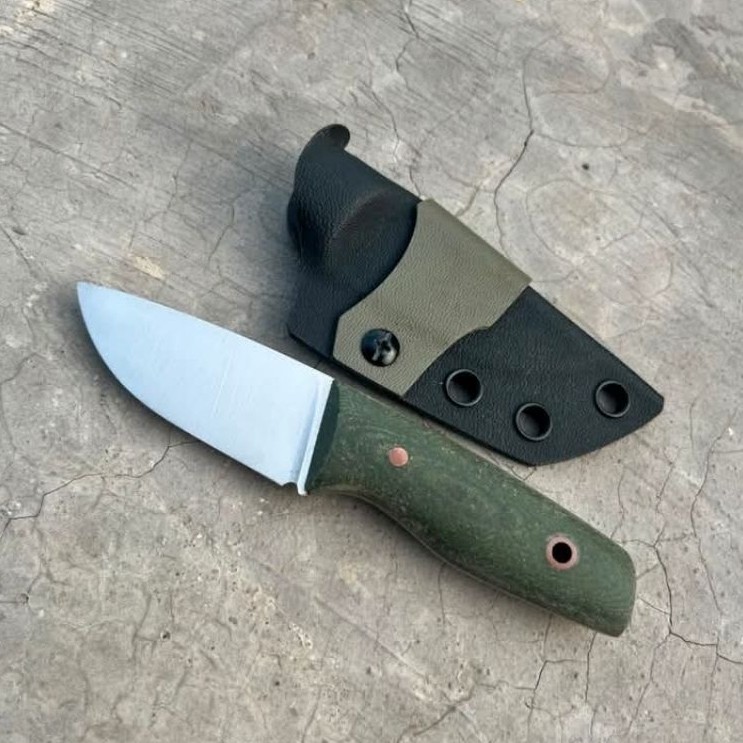 Pisau camping/ EDC knive bahan Sleipner A88