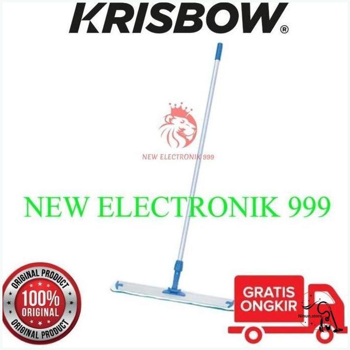 Krisbow Flat Mop 24 Inch With Alumunium Handle 10072717 Terbatas