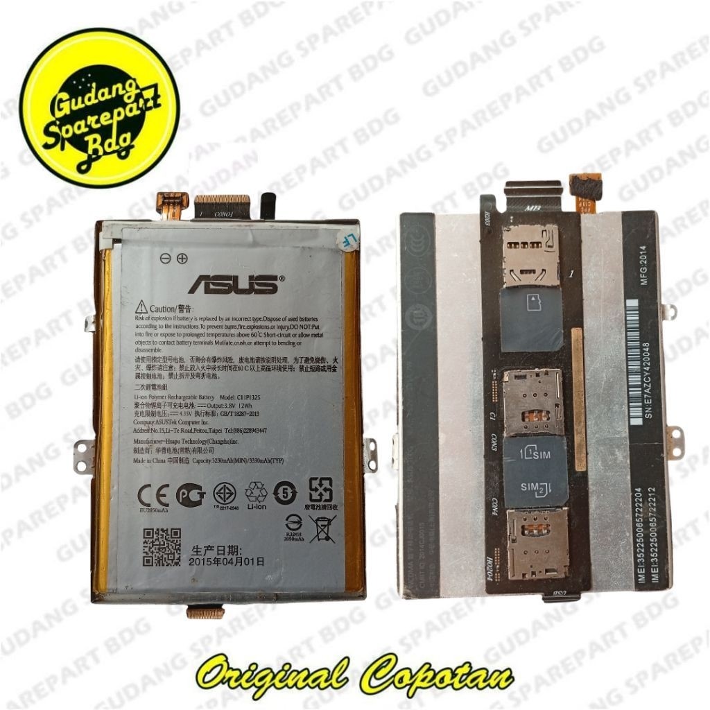 Baterai Battery Asus Zenfone 6 Second Original Copotan