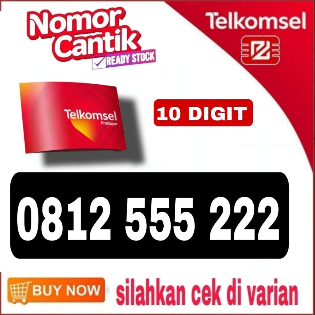 nomor cantik kartu perdana telkomsel simpati 10 digit