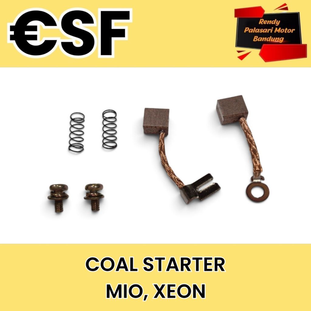 coal starter only arang areng starter mio, xeon merk esf