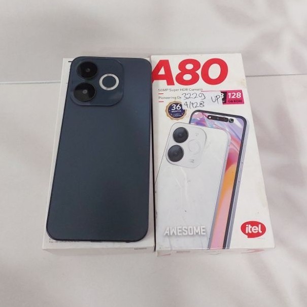 Itel A80 4/128 Second Fullset Nominus Siap Pakai