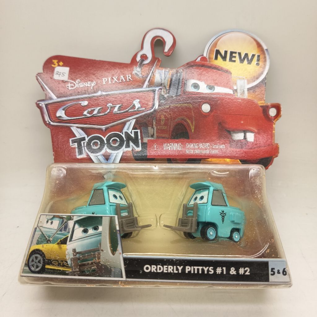 Disney Pixar Cars Toon Orderly Pittys 1 & 2 Mattel