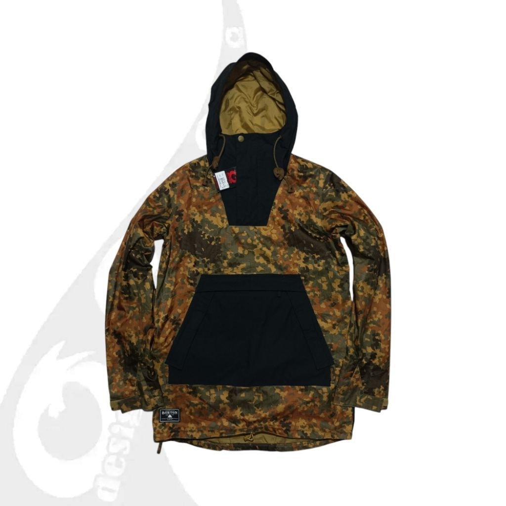 jaket hoodie anorak flectran burton camo