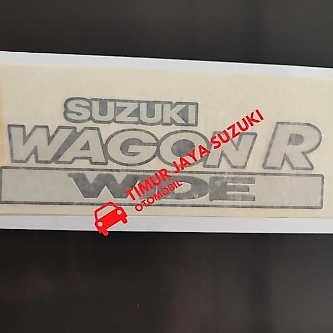 STICKER SUZUKI WAGON R WIDE ASLI SGP SPAREPART SUZUKI TJS27