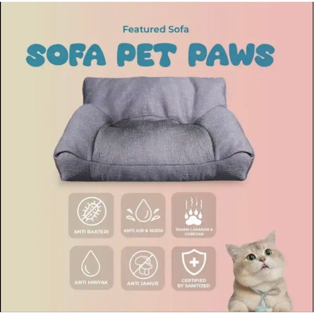 sofa pet paws in the box