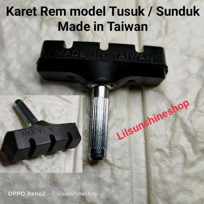 Karet Rem Cantilever Brake Shoe Sunduk TAIWAN Sepeda MTB Federal Jadul