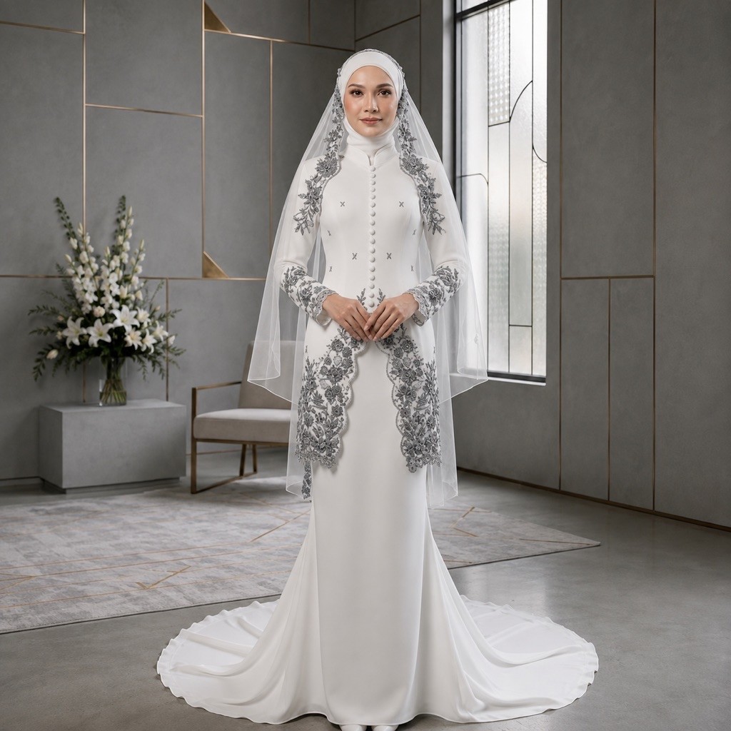 gaun pengantin malaysia melayu gaun akad gaun walimah wedding dress muslimah gaun penganti turki gau