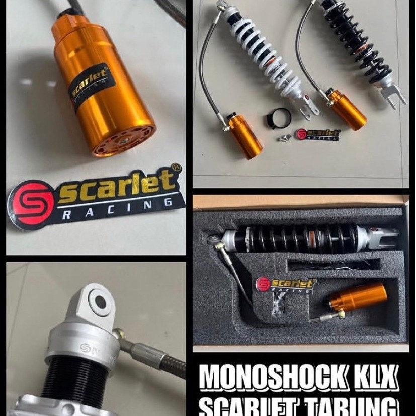 Monoshock klx scarlet tabung pisah
