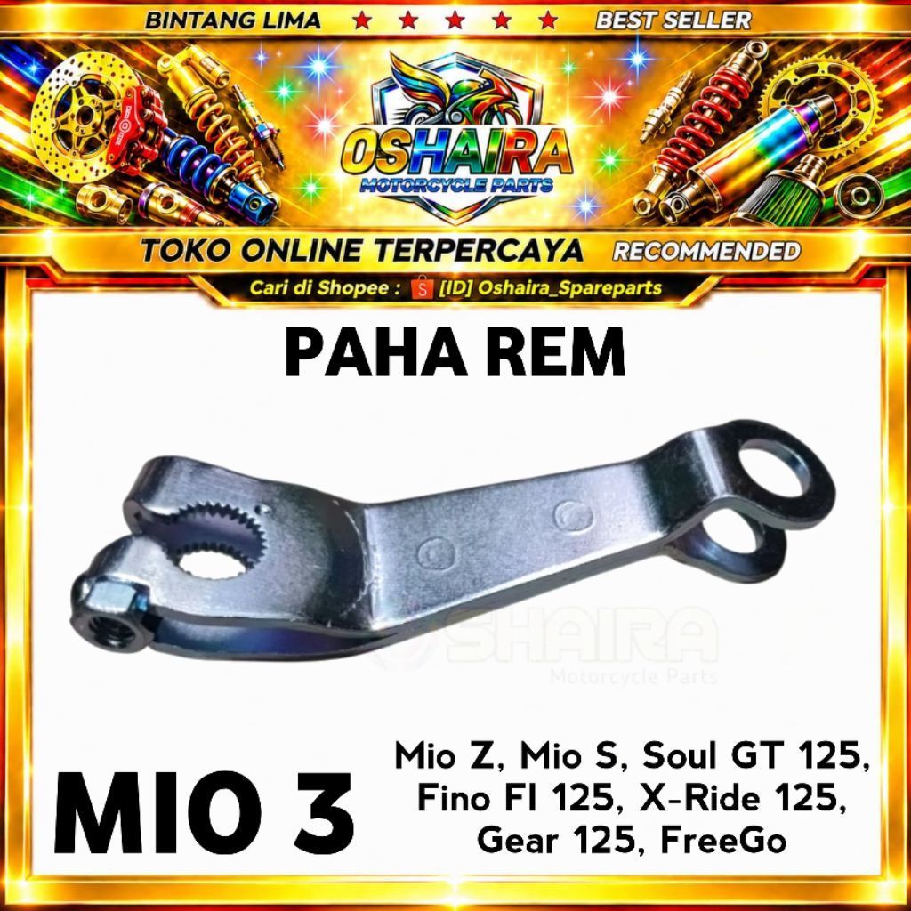 PAHA REM Mio M3, Mio Z, Mio S, Soul GT 125, Fino FI 125, X-Ride 125, Gear 125, FreeGo, PAHA REM YAMA