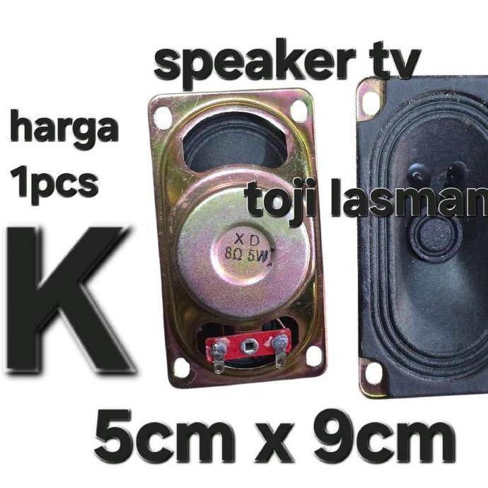 SPEAKER TV KECIL SPEKER SOUND LOUDSPEAKER SPK SUARA TV KECIL YD FULL RANGE 50MM 5X9 CM 5CM X 9CM TEL