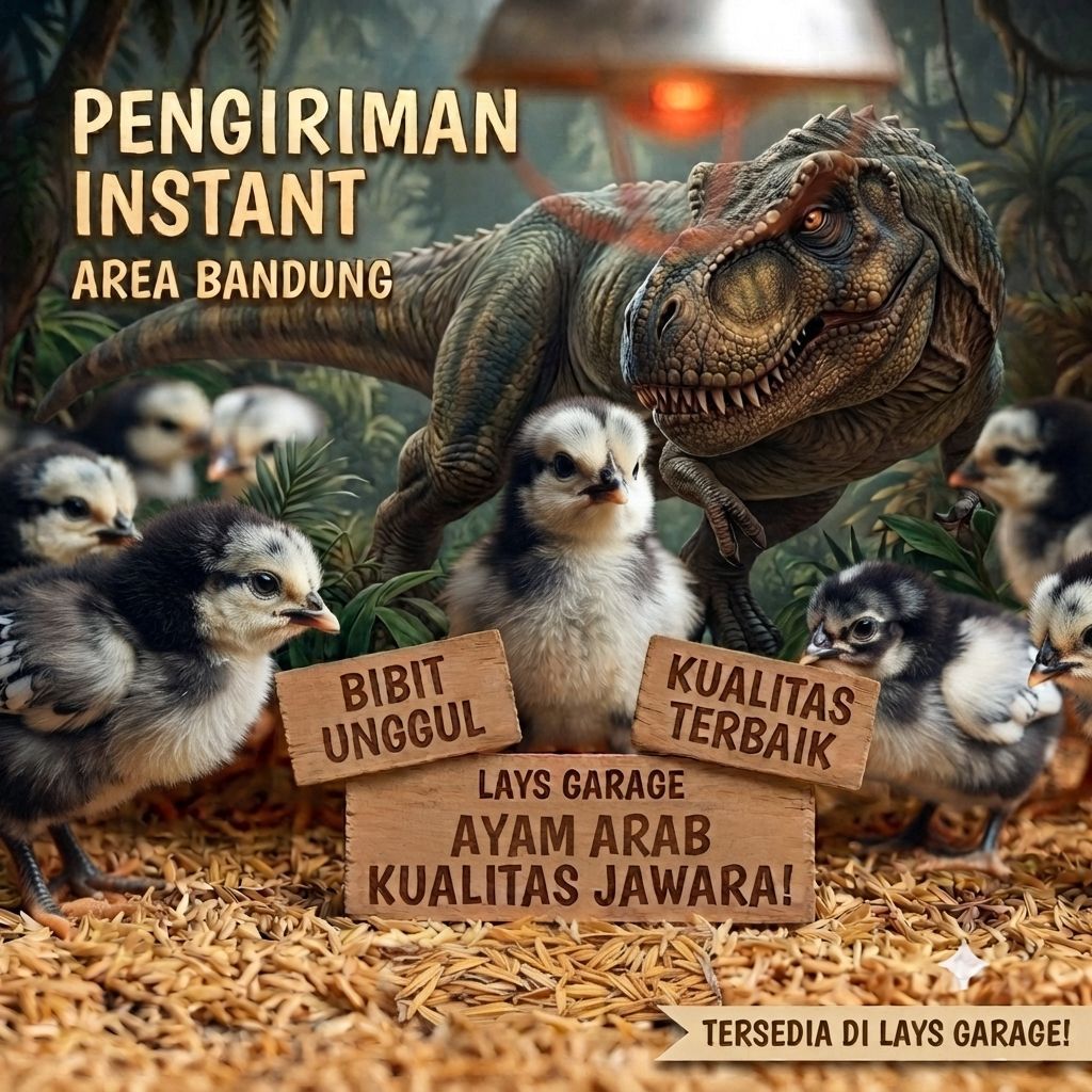 [PROMO] DOC Ayam Hias Ayam Kampung Arab Eceran Bandung Lays Garage
