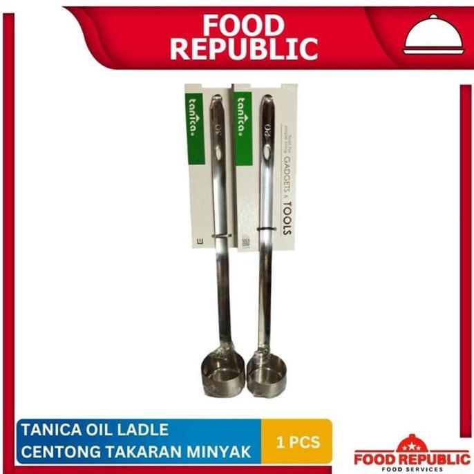 Tanica Oil Ladle Stainless Steel Centong Takar Minyak 20 Ml Dan 30 Ml