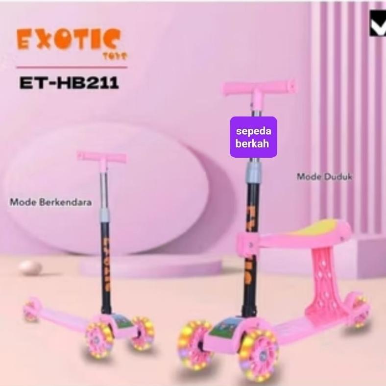 sekuter anak roda tiga exotic et-hb-211 duduk