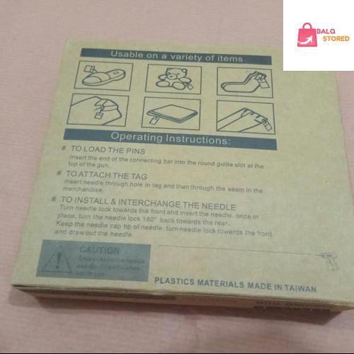 Tagging Gun/ Tag Gun/ Tag Pin/ Tembakan Top pin Label Harga Sepatu