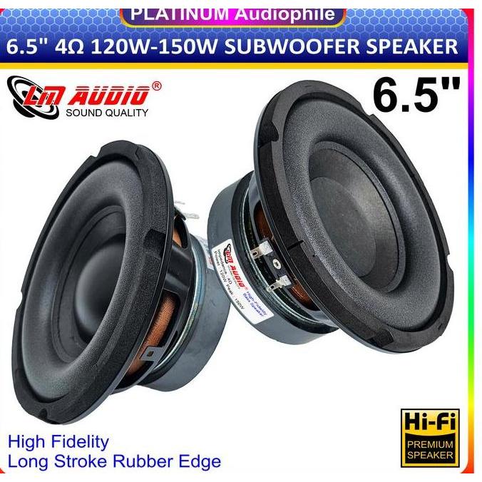 Speaker 6.5 Inch Subwoofer 150W 4 Ohm 6.5" Hifi Woofer Speker Lm-6527 6528