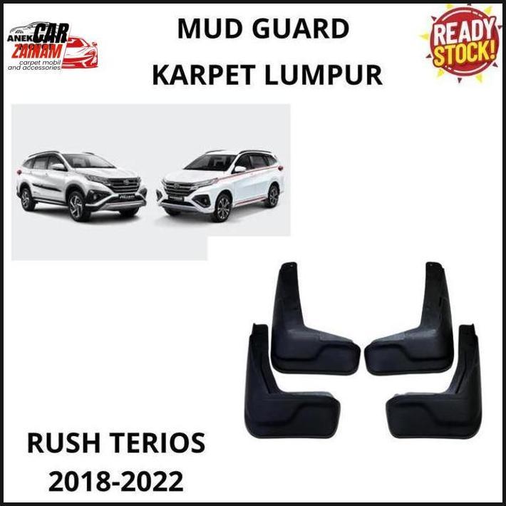 Tahan Lumpur Mobil Rush Terios / Mud Guard Mobil Karpet Lumpur Rush - Rush 2006-2022 Promo