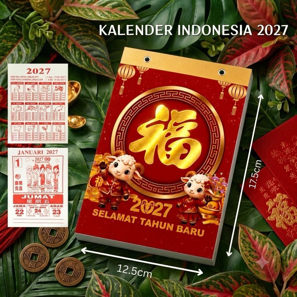 KALENDER 2027 KALENDER SOBEK HARIAN INDONESIA