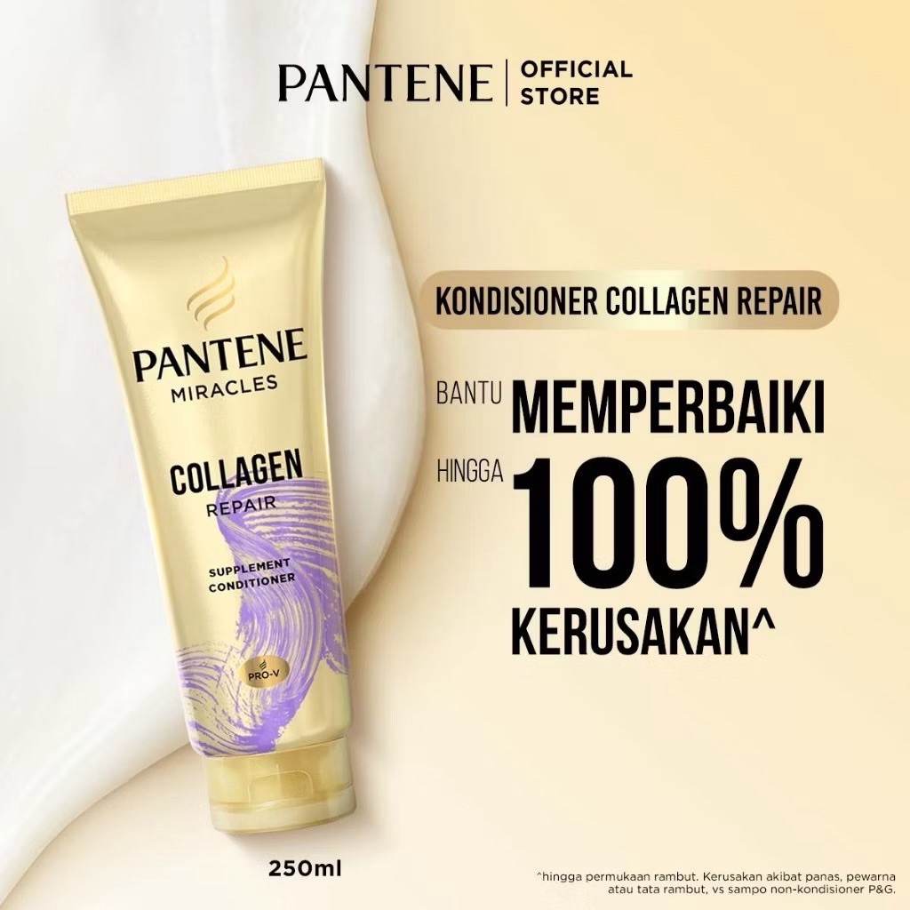 Pantene Conditioner Collagen Repair Ungu
