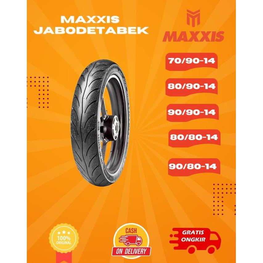 (PRODUKSI BARU) BISA PAYLATER BAN MAXXIS DIAMOND MA-3DN TUBELESS / ( 70/90 - 80/90 - 90/90 - 80/80 -