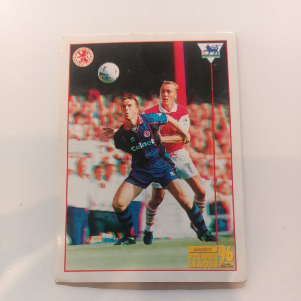 Stiker Bola Merlin EPL 1996 Middlesbrough