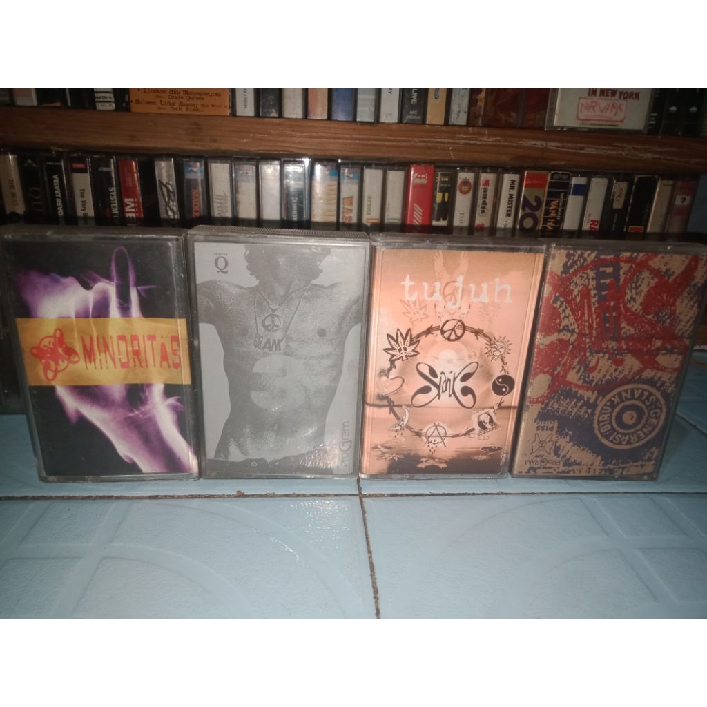 Kaset Pita Slank Minoritas - Generasi Biru - Slank Tujuh - Slank Piis