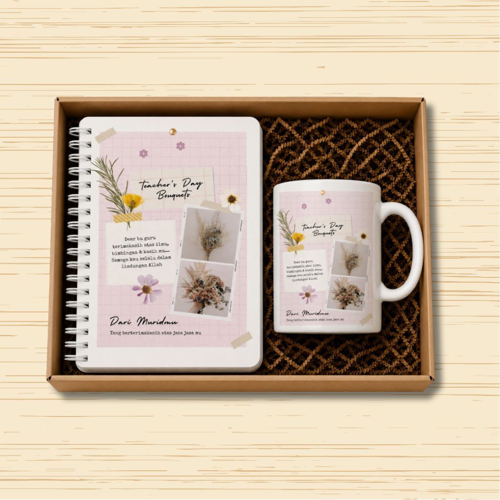 Set Gift Notebook & Mug edisi Hari Guru