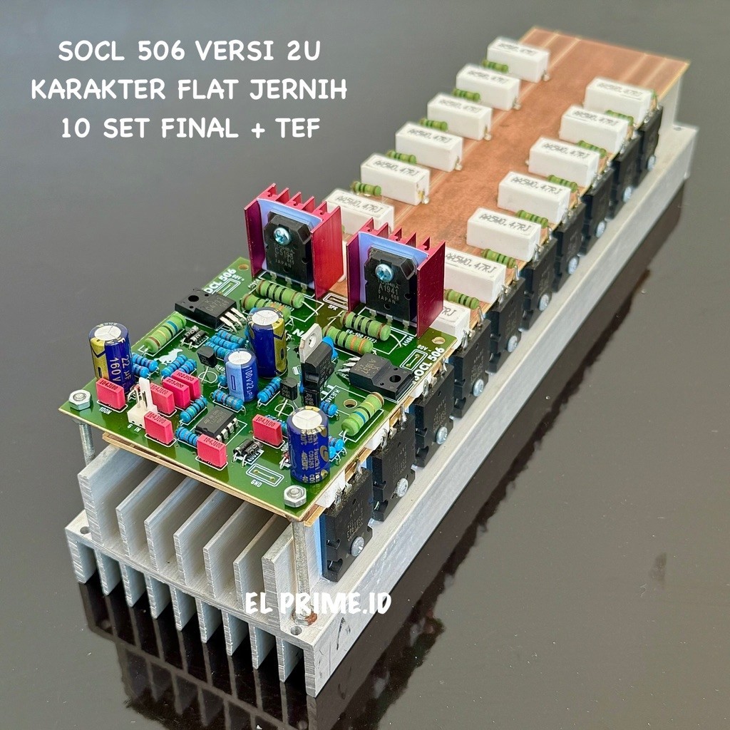 Socl 506 2U siap pakai lengkap transistor final Toshiba 5200