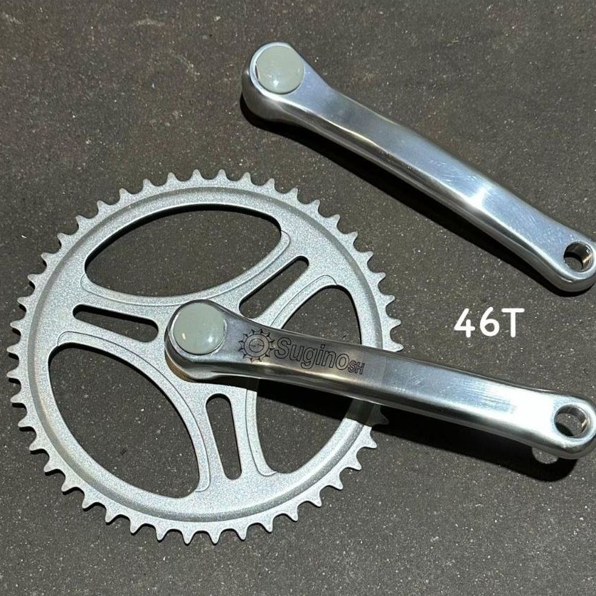 crank 46t sugino aloy new bb kotak panjang 160