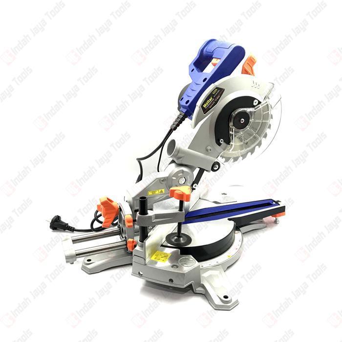 MOLLAR MS1200S Miter Saw Sliding 7 Inch Laser Mitre Saw Gergaji Pigura