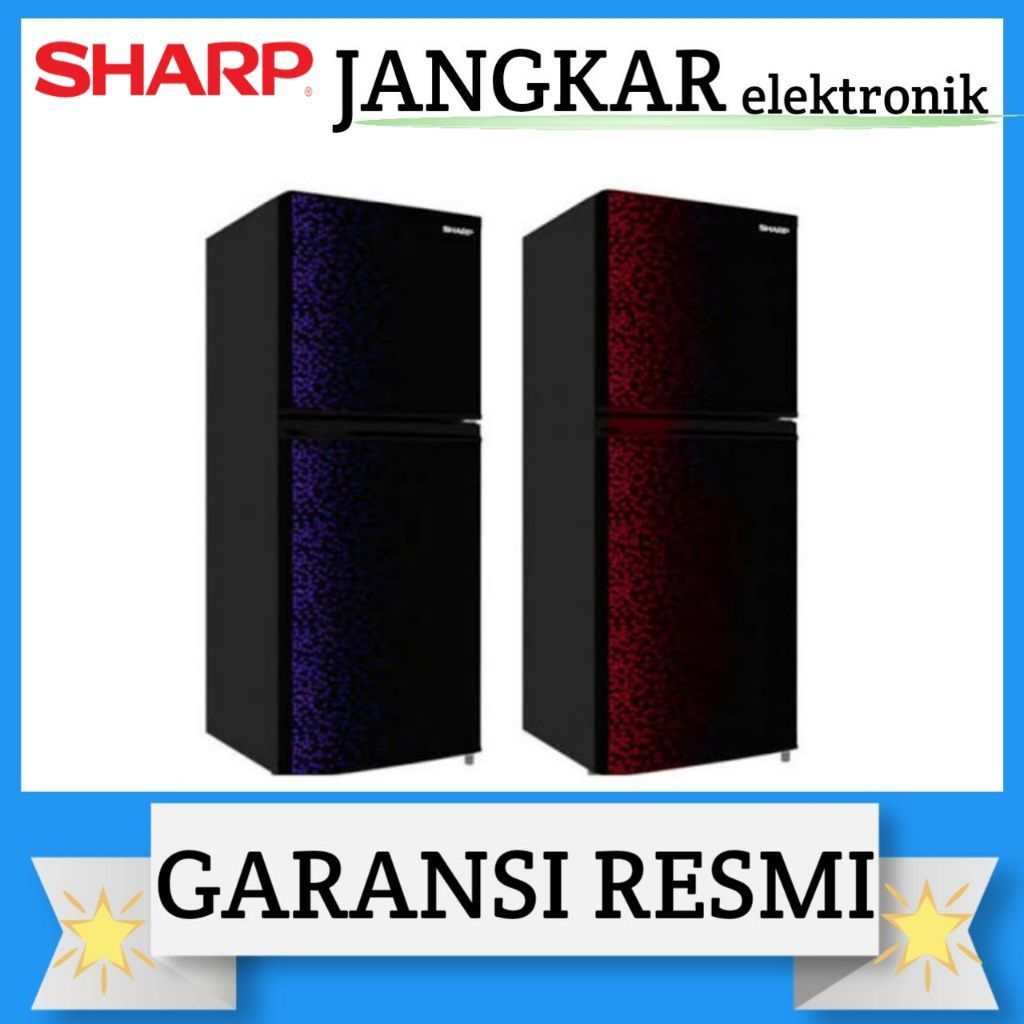 KULKAS SHARP 2PINTU SJ-316MGGR/SHARP KULKAS 2PINTU SJ-316MGGR GARANSI RESMI