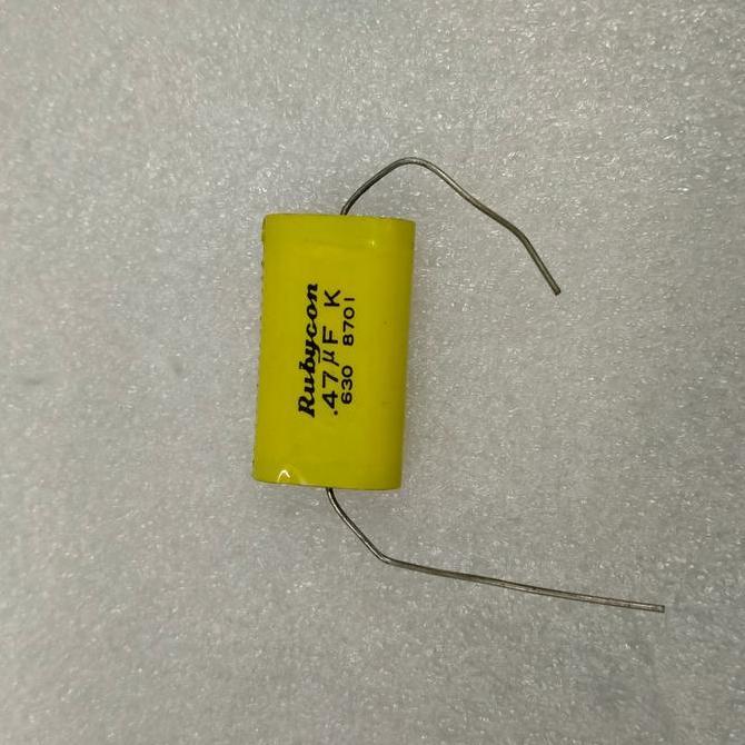KAPASITOR 0,47UF 630V AXIAL RUBYCON NJ79