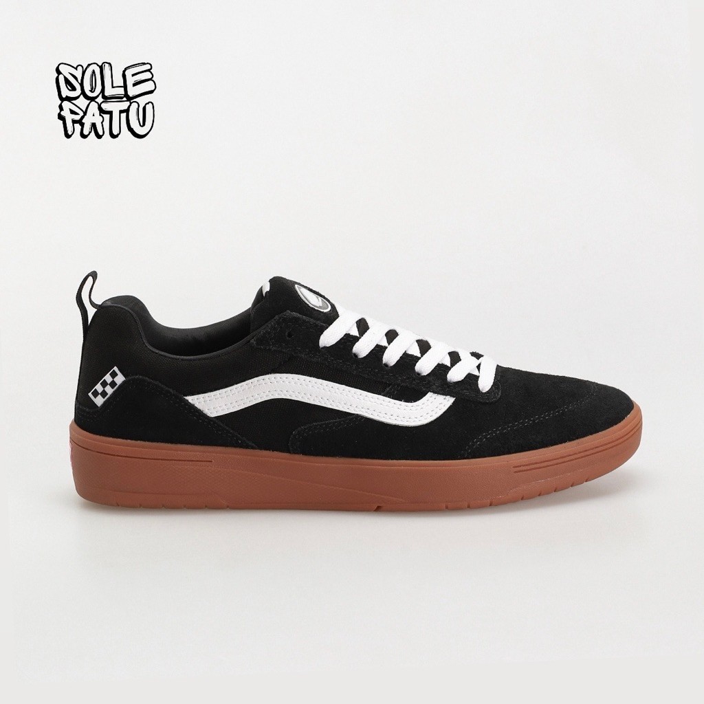 Vans Skate Zahba Black White Gum Original Resmi