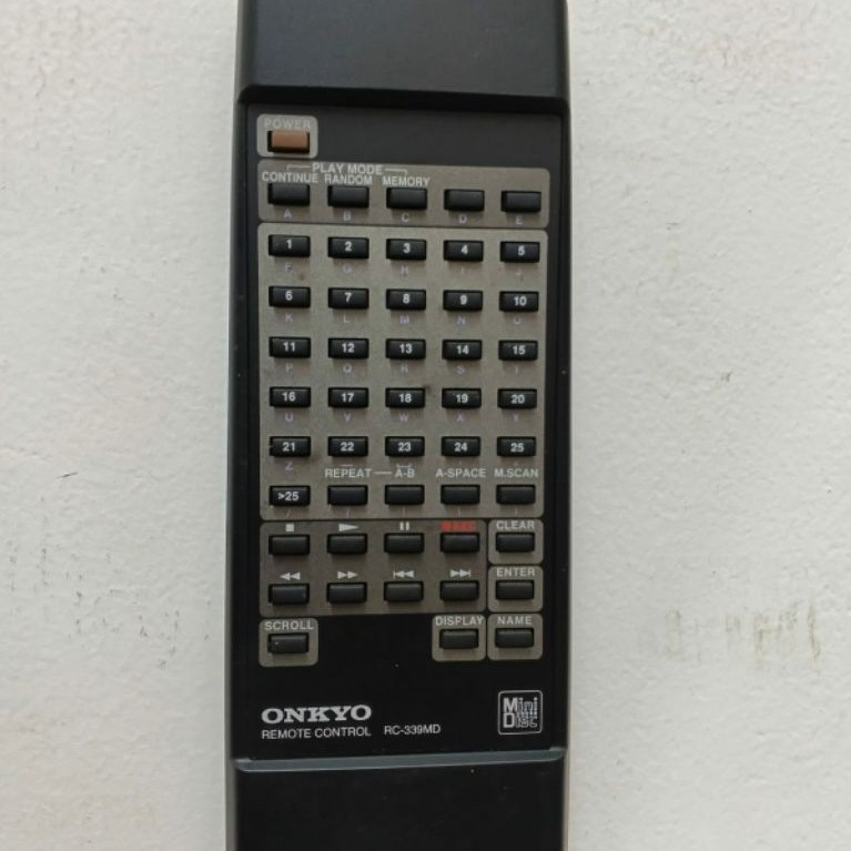 REMOTE REMOT CONTROL ONKYO RC-339MD ORIGINAL ASLI