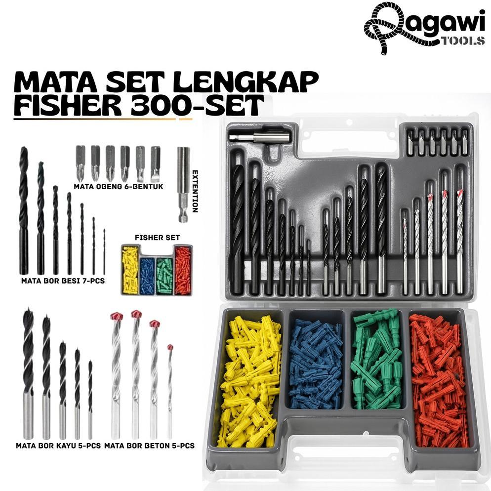 Mata Bor Set KENMASTER Kayu, Besi, Beton, Obeng, Mata Bor Set Kayu, Besi, Beton, Obeng, Mata Bor Set