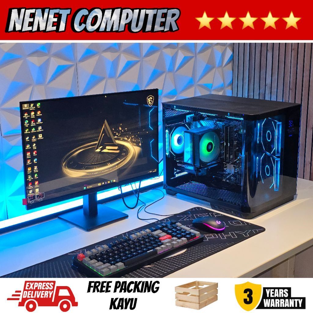 FULL SET | PC Gaming Ryzen 5 5600GT | RX Vega | 32GB | SSD | LED 24"