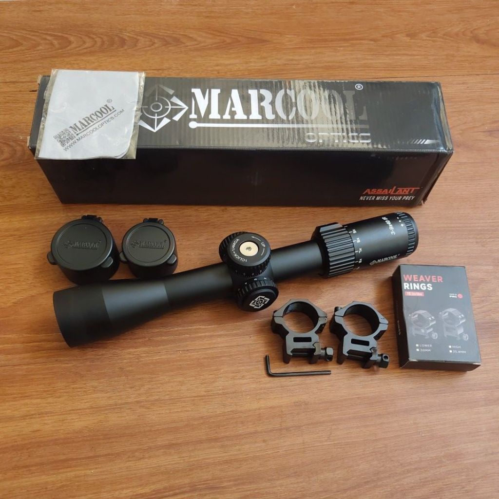 marcool assailant 3-9x40ir - tele marcool assailant 3-9x40ir lampu