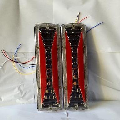 Lampu Rem Belakang 12V L300 Carry Stoplamp Variasi Led Model X Full Led Kombinasi Nyala Kedip Sleret