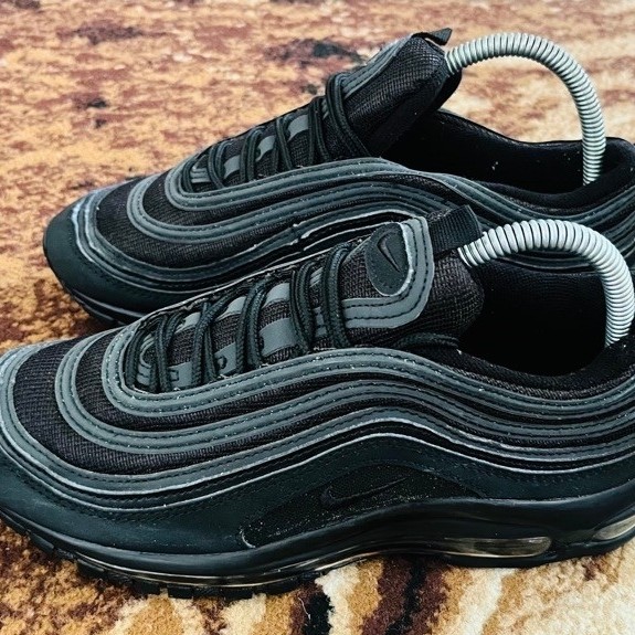 NIKE AIRMAX FULL BLACK SIZE 39 insole 25cm PL