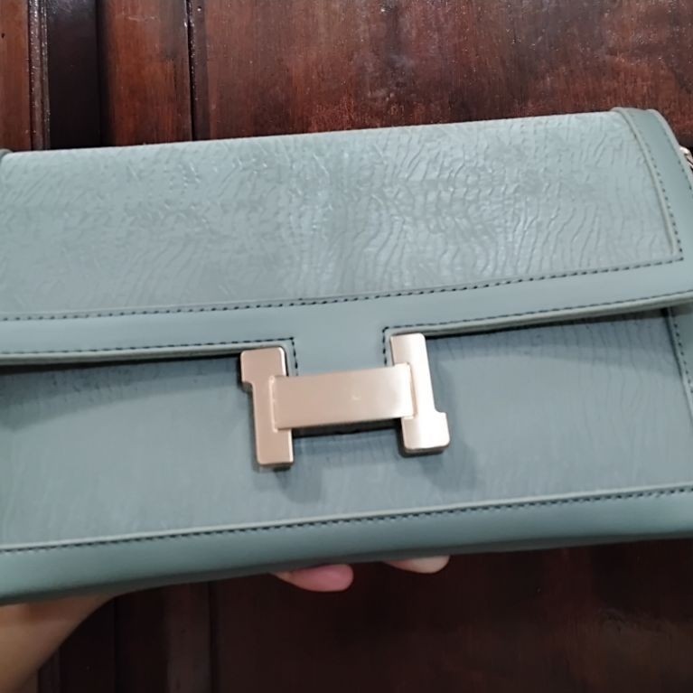 Sling Bag Stella Rosa Kulit Sintetis Hijau Mint