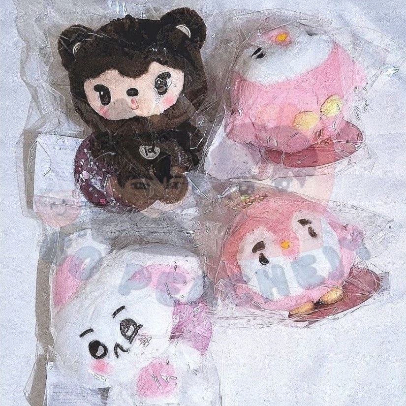 [READY] EXO MD Exhorizon doll - Suho Cottonee Chanyeol Yeoldaenggge Kai Nini Bear D.O Kyungsoo Pingu