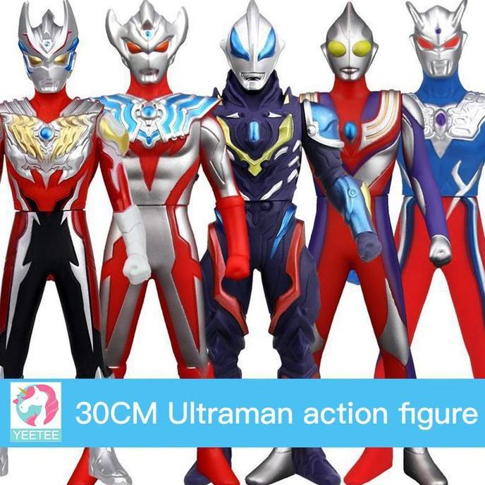 Ultra Ultraman 30CM Fuma Taiga Titus Tregear Tiga Kemenangan Rosso Ultraman Seri Mainan Ultraman Bes