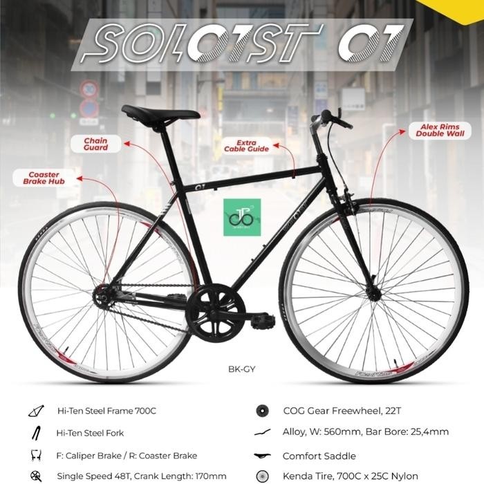 Sepeda Fixie United Soloist Reborn