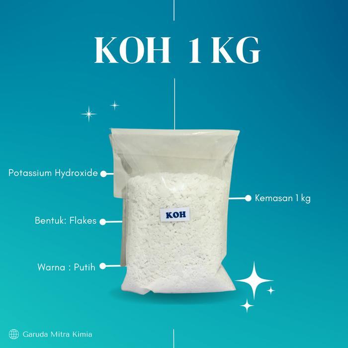 KOH / Potassium Hydroxide 1 Kg - KOH 1 kg