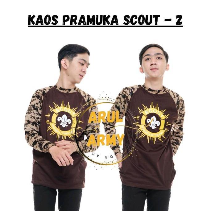Rokabinstore - Cod Grosir Baju Kaos Pdl Pramuka Lapangan Scout Reglan Kaos Lapangan Baju Pramuka Lor