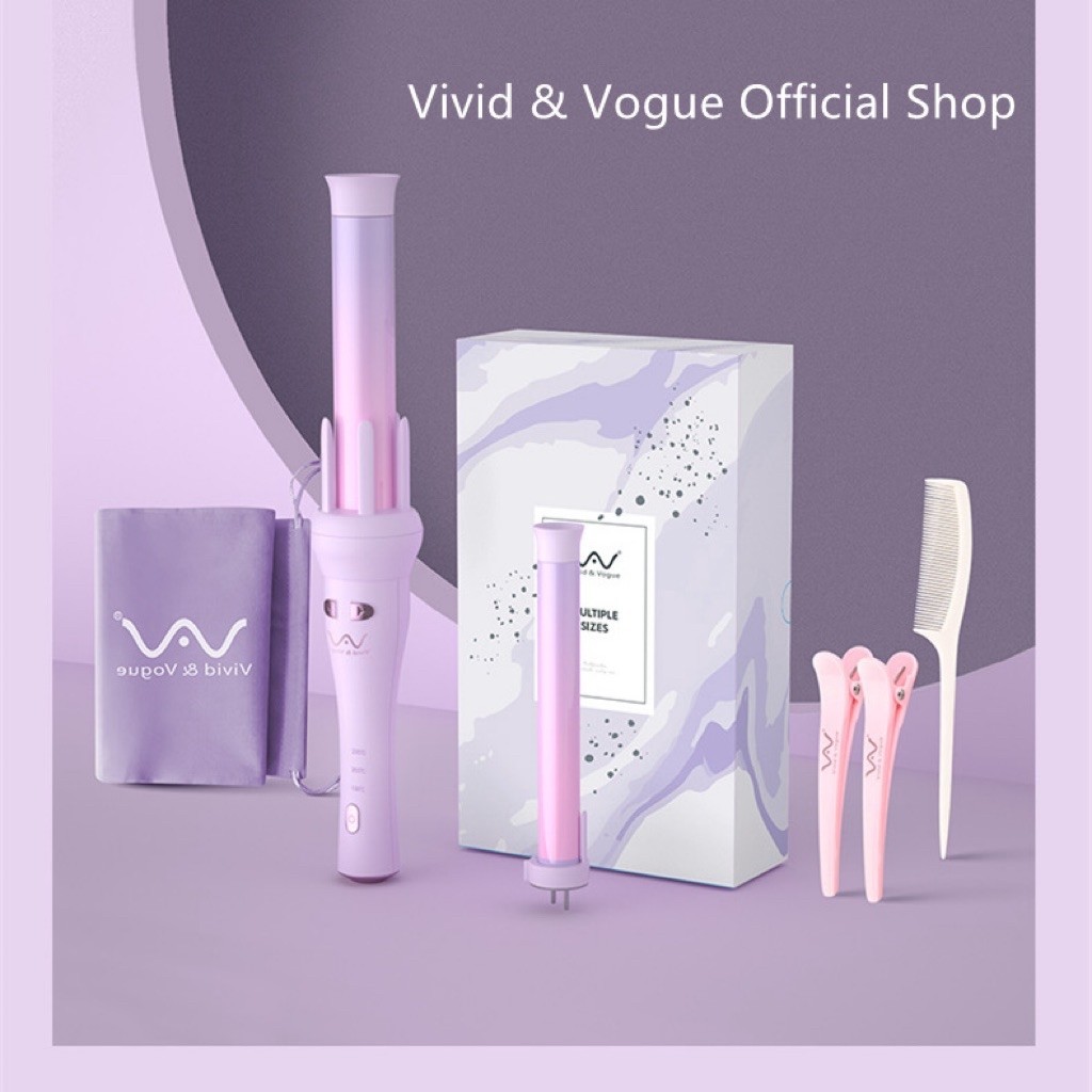 VIVID&VOGUE GEN4 Purple Ion Catokan Keriting Otomatis 32mm / Vivid Vogue