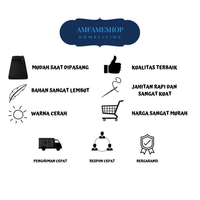 Sprei 80x180 - Sprei 80x180x10 Tinggi 10cm