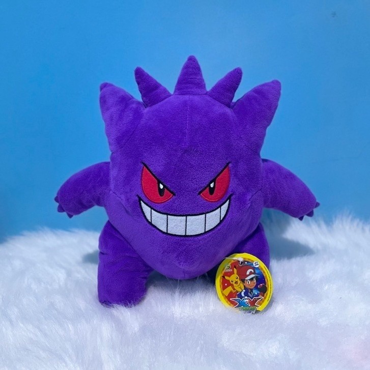 Boneka Pokemon Gengar Original Nintendo New Plush | Boneka Gengar Pokemon Nintendo Original | Boneka